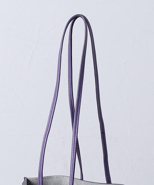 FEEL AND TASTE（フィールアンドテイスト）の「＜FEEL AND TASTE＞フラット バッグ（ショルダーバッグ・レディース・パープル/ナチュラル・FREE）」の3枚目の写真