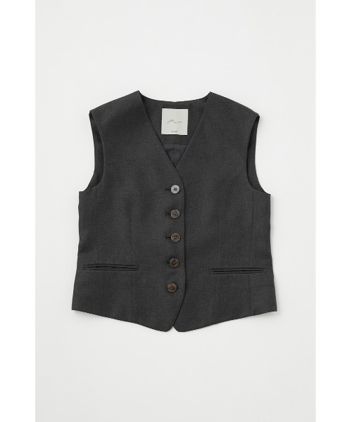 M_(エムアンダーバー)の「【M_】BACK SLIT ベスト(ベスト・レディース・グレー/ブラック・FREE)」の12枚目の写真