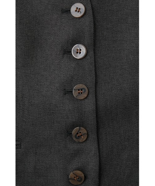 M_(エムアンダーバー)の「【M_】BACK SLIT ベスト(ベスト・レディース・グレー/ブラック・FREE)」の16枚目の写真