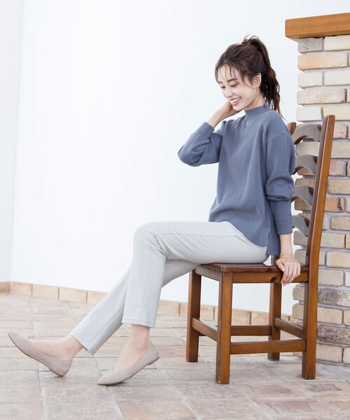 Tiaclasse(ティアクラッセ)の「【SET UP】幅広いアイテムと相性抜群のニットトップスと女性らしさ溢れるスカートセット(セットアップ・レディース・ベージュ/ブラウン/グレー/ブルー・XL/XXL)」の10枚目の写真