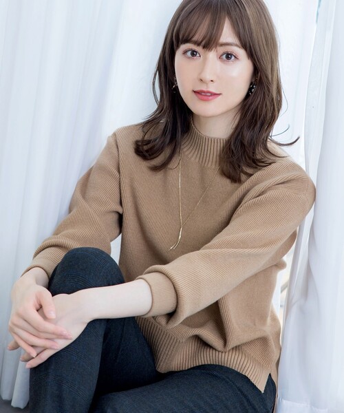 Tiaclasse(ティアクラッセ)の「【SET UP】幅広いアイテムと相性抜群のニットトップスと女性らしさ溢れるスカートセット(セットアップ・レディース・ベージュ/ブラウン/グレー/ブルー・XL/XXL)」の20枚目の写真