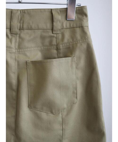 ENVYM（アンビー）の「ENVYM.ツイルスカート（スカート・レディース・ブラック/カーキ・M/S）」の16枚目の写真