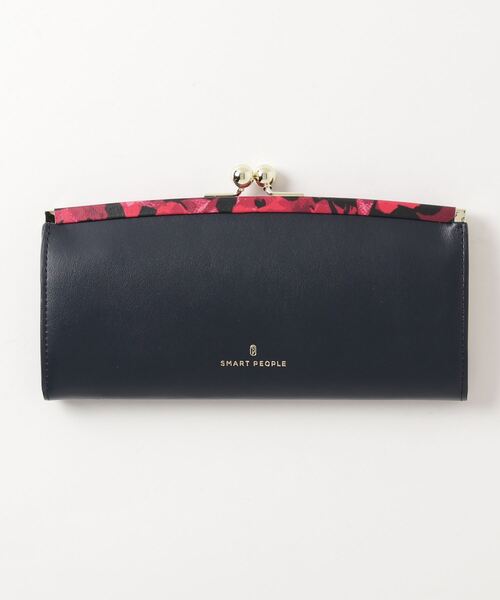 SMART PEOPLE(スマートピープル)の「【SMART PEOPLE/スマートピープル】 トレゾール がま口ロングウォレット(財布・レディース・ネイビー/ピンク/ブルー/ワイン・FREE)」の6枚目の写真