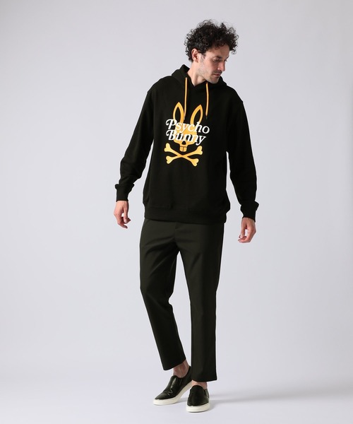 Psycho Bunny（サイコバニー）の「LOGO LAYER パーカ（パーカー・メンズ・オレンジ/ホワイト/ブラック・SMALL/MEDIUM/LARGE/X-LARGE）」の6枚目の写真