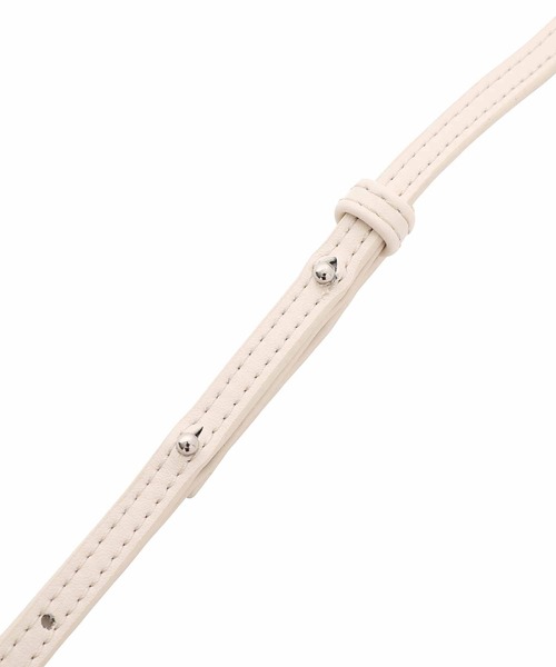 MILKFED.（ミルクフェド）の「HEART PLATE SHOULDER BAG（ショルダーバッグ・レディース・ライトブルー/ブラック/ホワイト・ONE SIZE）」の7枚目の写真