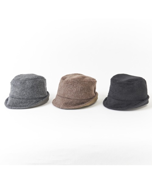 SUBLIME（サブライム）の「【SUBLIME/サブライム】BRUSHED FUR-PU R/HAT 両表ハット（ハット・レディース・ベージュ/ブラック・FREE）」の13枚目の写真