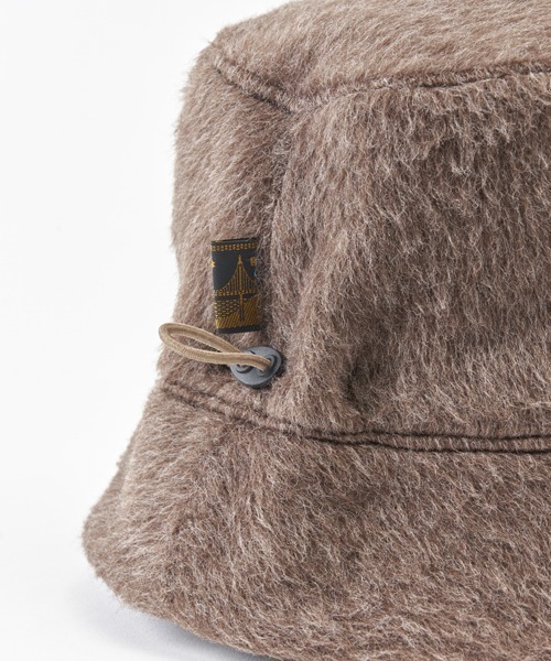 SUBLIME（サブライム）の「【SUBLIME/サブライム】BRUSHED FUR-PU R/HAT 両表ハット（ハット・レディース・ベージュ/ブラック・FREE）」の9枚目の写真