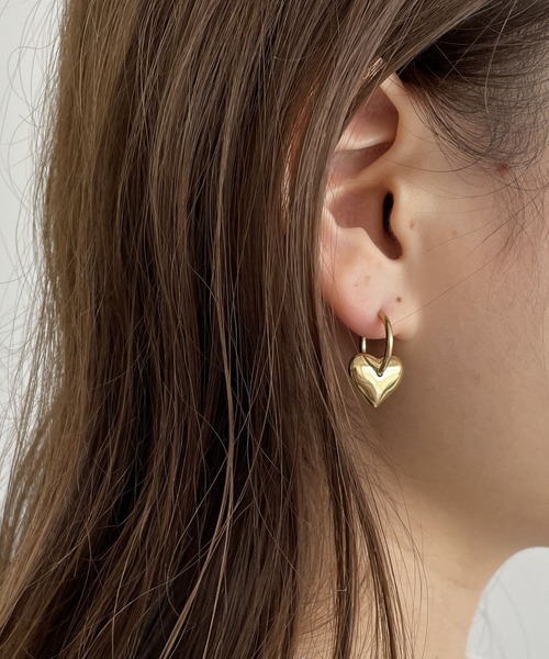 LOWRYS FARM(ローリーズファーム)の「ステンレス*2WAYピアス 167355(ピアス(両耳用)・レディース・ゴールド/ゴールド系その他・FREE)」の2枚目の写真