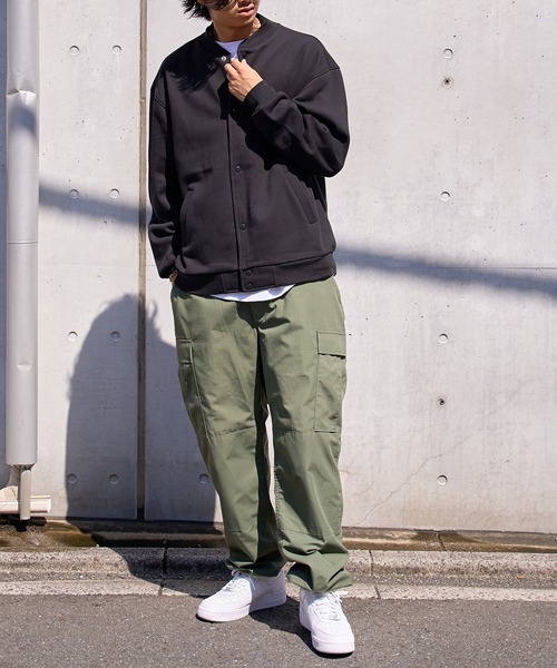 United Athle（ユナイテッドアスレ）の「【United Athle】10オンス T/C ルーズフィットスウェットスナップジャケット(裏起毛) ※5789（その他アウター・メンズ・ブラック/ネイビー/グリーン・M/L/XL）」の5枚目の写真