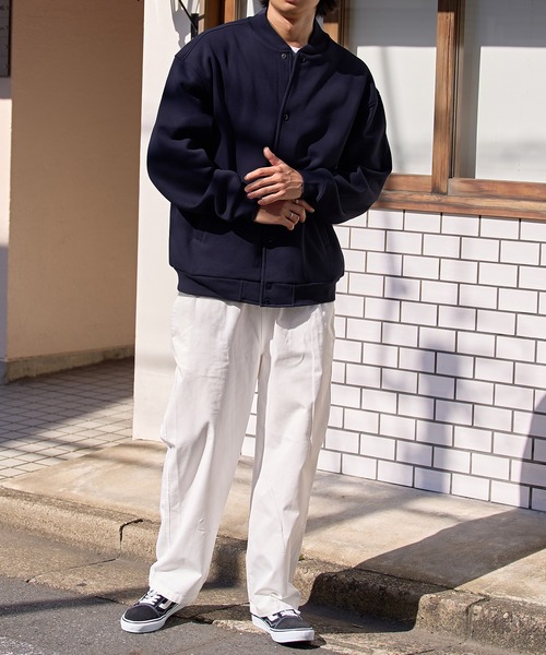 United Athle（ユナイテッドアスレ）の「【United Athle】10オンス T/C ルーズフィットスウェットスナップジャケット(裏起毛) ※5789（その他アウター・メンズ・ブラック/ネイビー/グリーン・M/L/XL）」の8枚目の写真