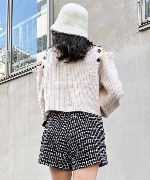 INGNI（イング）の「シャギーハット（ハット・レディース・ブラック/オフホワイト/グレー/ベージュ・ONE SIZE）」の14枚目の写真