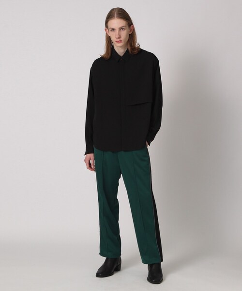 tk.TAKEO KIKUCHI(ティーケータケオキクチ)の「◆ラッセルテープトラックパンツ(その他パンツ・メンズ・ブラック/ダークグリーン/ダークブラウン・01/02/03)」の13枚目の写真