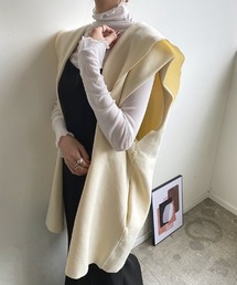 Futier land | セーラーカラーニットジレ(ベスト)