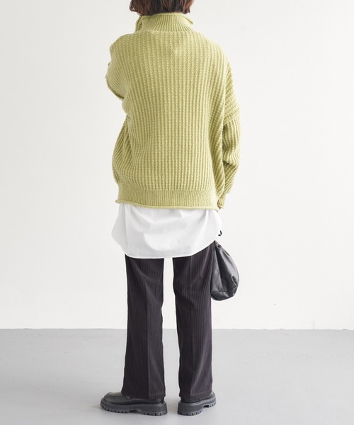 Chaco closet（チャコ クローゼット）の「コーデュロイ2タックワイドストレートパンツ（その他パンツ・レディース・グリーン/ブラウン/チャコール/アイボリー/ブルー・S/M）」の11枚目の写真