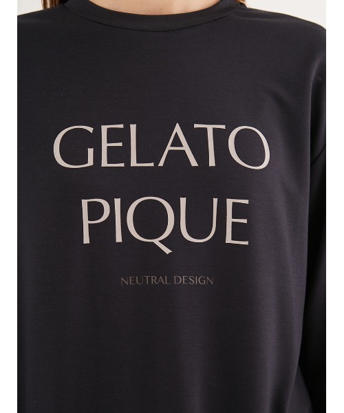 gelato pique(ジェラートピケ)の「【UNISEX】インレイロゴロンT(Tシャツ/カットソー・レディース・ネイビー/オフホワイト・S-M/M-L)」の20枚目の写真