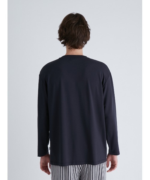 gelato pique(ジェラートピケ)の「【UNISEX】インレイロゴロンT(Tシャツ/カットソー・レディース・ネイビー/オフホワイト・S-M/M-L)」の14枚目の写真