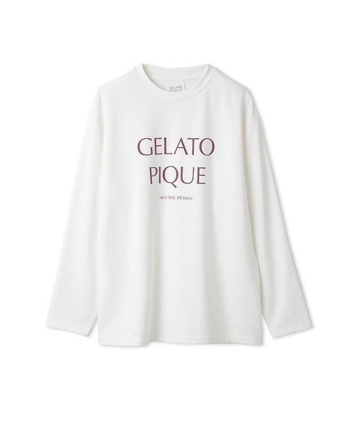 gelato pique(ジェラートピケ)の「【UNISEX】インレイロゴロンT(Tシャツ/カットソー・レディース・ネイビー/オフホワイト・S-M/M-L)」の22枚目の写真