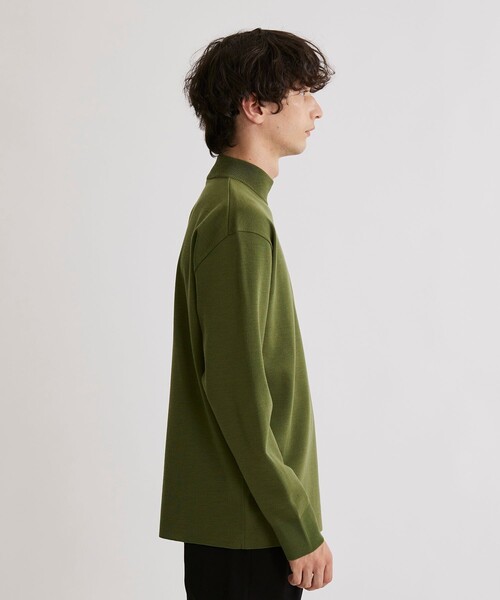 UNITED TOKYO(ユナイテッドトウキョウ)の「【洗える】OnE 18gウールミラノリブモック(ニット/セーター・メンズ・ブラック/グレー/カーキ/オフホワイト・1/2/3)」の21枚目の写真