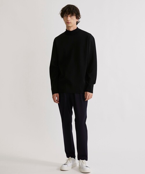 洗える】OnE 18gウールミラノリブモック（ニット/セーター）｜UNITED