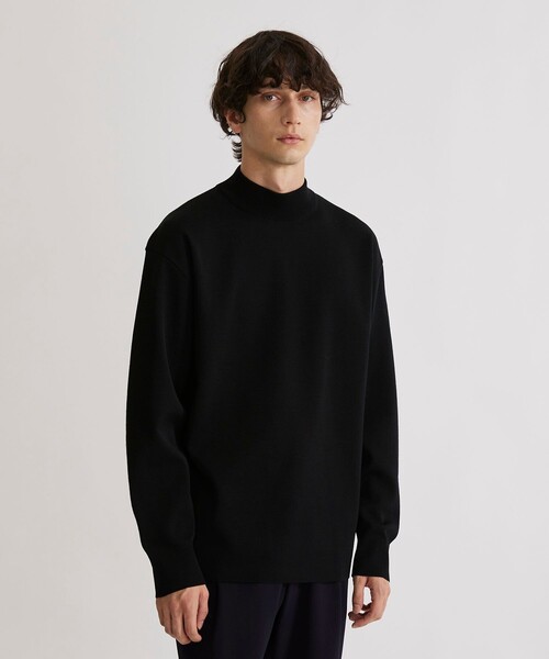 洗える】OnE 18gウールミラノリブモック（ニット/セーター）｜UNITED