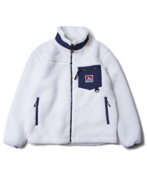 BEN DAVIS（ベンデイビス）の「《BEN DAVIS》BOA STAND JACKET（ブルゾン・メンズ・ベージュ/ブラック/ホワイト・MEDIUM/X-LARGE/LARGE）」の11枚目の写真