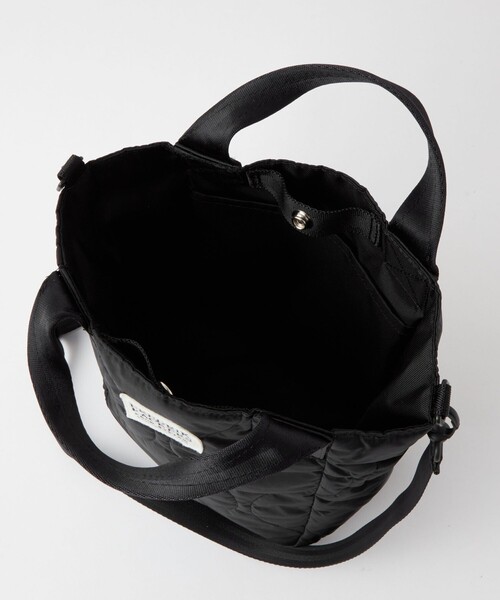 FREDRIK PACKERS（フレドリックパッカーズ）の「【別注】＜ FREDRIK PACKERS ＞ キルティング トートバッグ（ショルダーバッグ・レディース・ブラック/ベージュ/ライトグレー・FREE）」の4枚目の写真