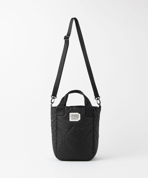 FREDRIK PACKERS（フレドリックパッカーズ）の「【別注】＜ FREDRIK PACKERS ＞ キルティング トートバッグ（ショルダーバッグ・レディース・ブラック/ベージュ/ライトグレー・FREE）」の11枚目の写真