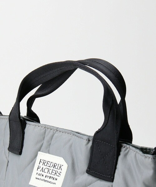 FREDRIK PACKERS（フレドリックパッカーズ）の「【別注】＜ FREDRIK PACKERS ＞ キルティング トートバッグ（ショルダーバッグ・レディース・ブラック/ベージュ/ライトグレー・FREE）」の17枚目の写真