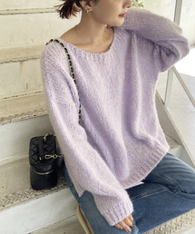 TRICOTS JEAN MARC | ≪追加≫【TRICOTS JEAN MARC】別注ボートネックスリットプルオーバー(ニット/セーター)