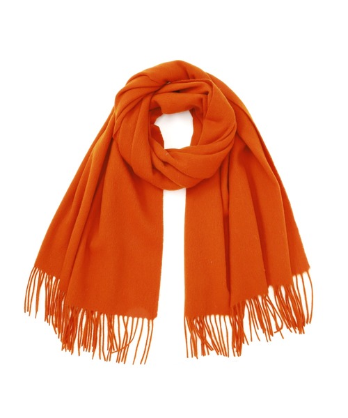 N.（N. Natural Beauty Basic）（エヌエヌナチュラルビューティーベーシック）の「【横田ひかるさん着用】ウールムジストール（ストール/ショール・レディース・オレンジ/ベージュ/ベージュ系その他/ホワイト/ブルー・ﾌﾘ-）」の11枚目の写真