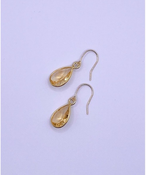 CERCA(チェルカ)の「MUUKOJI/ペアシェイプファセットカット天然石の10Kピアス(ピアス(両耳用)・レディース・その他7/その他8/その他5/その他6/その他1/その他2/その他3/その他4・FREE)」の10枚目の写真