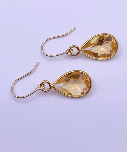 CERCA(チェルカ)の「MUUKOJI/ペアシェイプファセットカット天然石の10Kピアス(ピアス(両耳用)・レディース・その他7/その他8/その他5/その他6/その他1/その他2/その他3/その他4・FREE)」の12枚目の写真