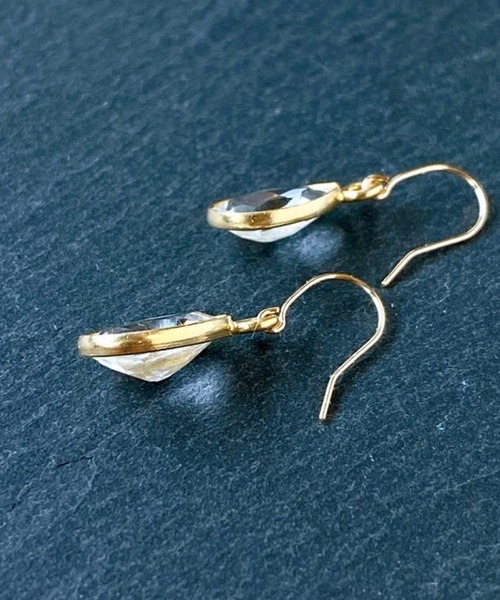 CERCA(チェルカ)の「MUUKOJI/ペアシェイプファセットカット天然石の10Kピアス(ピアス(両耳用)・レディース・その他7/その他8/その他5/その他6/その他1/その他2/その他3/その他4・FREE)」の14枚目の写真