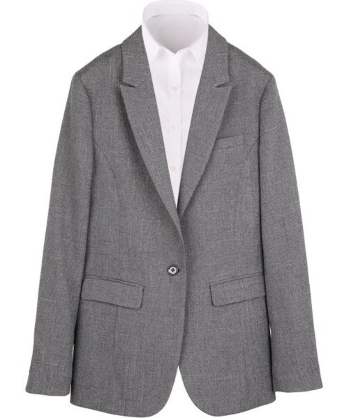 セール】【セットアップ対応】【洗えるテーラードジャケット】ツイード