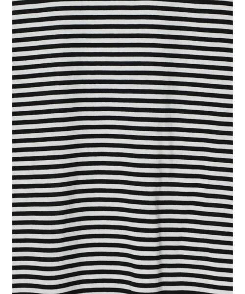 Lugnoncure（ルノンキュール）の「◎無地/ボーダーロンT（Tシャツ/カットソー・レディース・オフホワイト/ブラック・ﾌﾘ-）」の13枚目の写真