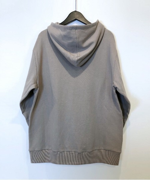 Alil（アリル）の「【Alil】アリル 裏毛 ボリュームネック パーカー プルオーバー 大人カジュアル（パーカー・メンズ・ブラック/オフホワイト/グレイッシュベージュ/杢グレー・LARGE/MEDIUM/SMALL）」の15枚目の写真