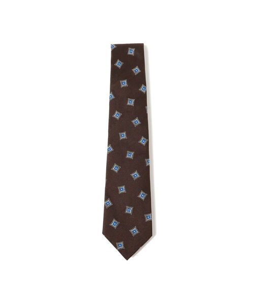 FRANCO BASSI / ダイヤモンド柄 ジャカード ネクタイ