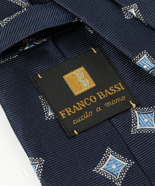 FRANCO BASSI / ダイヤモンド柄 ジャカード ネクタイ