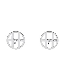 HUF シルバーピアス HUF（ハフ）の「CIRCLE H PIERCE SILVER / HUF ピアス（ピアス