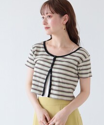 Ray BEAMS | 【WEB限定】Lee / マルチ ボーダー カーディガン(Tシャツ/カットソー)