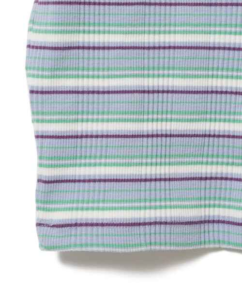 Ray BEAMS(レイビームス)の「【WEB限定】Lee / マルチ ボーダー カーディガン(Tシャツ/カットソー・レディース・ブラック/サックスブルー・SMALL)」の12枚目の写真