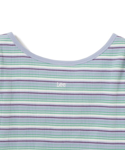 Ray BEAMS(レイビームス)の「【WEB限定】Lee / マルチ ボーダー カーディガン(Tシャツ/カットソー・レディース・ブラック/サックスブルー・SMALL)」の13枚目の写真