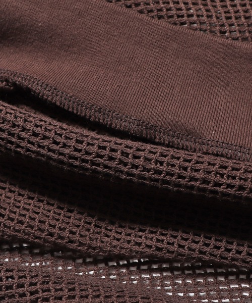 トップス Stussy cotton mesh LS crew Brick Stussy cotton mesh LS crew Brick - メルカリ