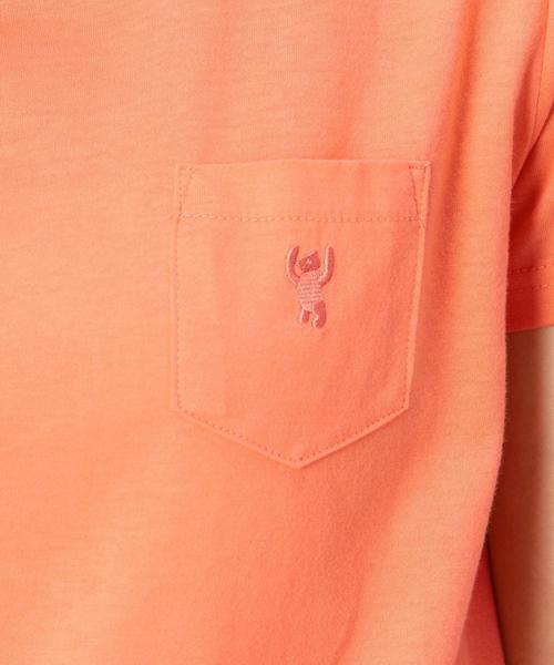 coen（コーエン）の「汗ジミ防止ポケットＴシャツ§（Tシャツ/カットソー・レディース・ホワイト/ライトグレー/ダークグレー/シャーベット/ライム/ネイビー・LARGE/MEDIUM）」の18枚目の写真