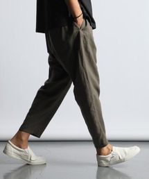 The DUFFER of ST.GEORGE | ECO FRIENDLY DYEING GATHERED WIDE PANTS：サステナブル エコ テーパード イージーワイドパンツ(その他パンツ)