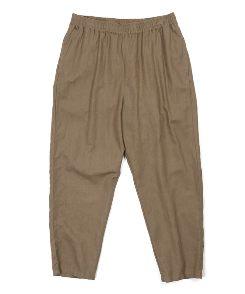 The DUFFER of ST.GEORGE（ザダファーオブセントジョージ）の「ECO FRIENDLY DYEING GATHERED WIDE PANTS：サステナブル エコ テーパード イージーワイドパンツ（その他パンツ・メンズ・ブラック/ブラウン/カーキ・SMALL/MEDIUM/LARGE/X-LARGE）」の7枚目の写真