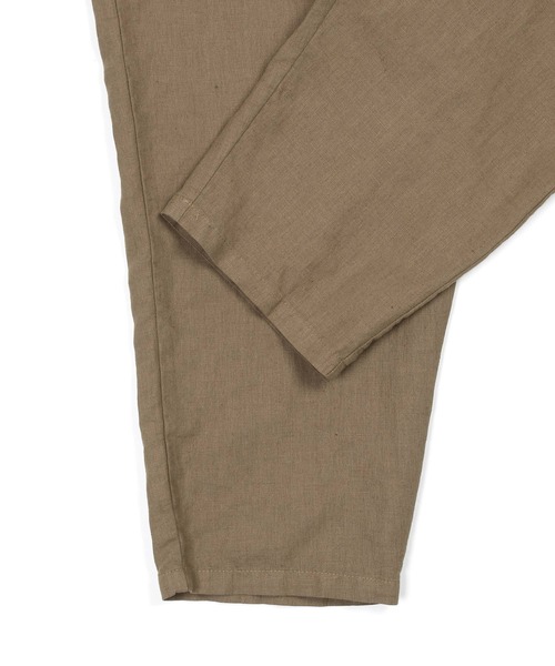 The DUFFER of ST.GEORGE（ザダファーオブセントジョージ）の「ECO FRIENDLY DYEING GATHERED WIDE PANTS：サステナブル エコ テーパード イージーワイドパンツ（その他パンツ・メンズ・ブラック/ブラウン/カーキ・SMALL/MEDIUM/LARGE/X-LARGE）」の13枚目の写真