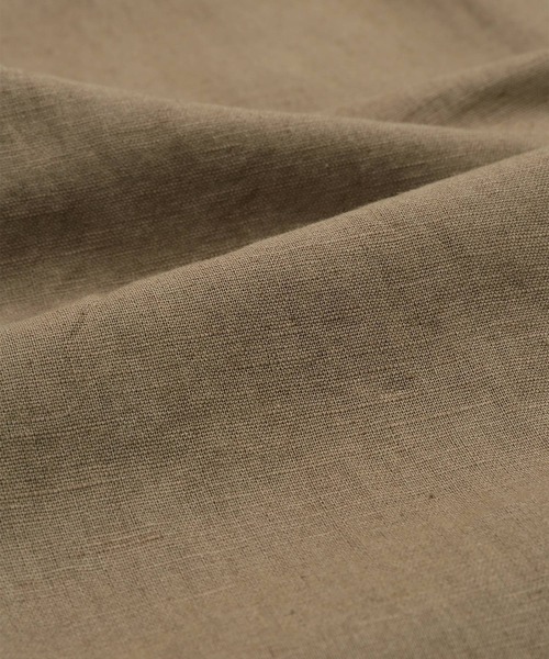 The DUFFER of ST.GEORGE（ザダファーオブセントジョージ）の「ECO FRIENDLY DYEING GATHERED WIDE PANTS：サステナブル エコ テーパード イージーワイドパンツ（その他パンツ・メンズ・ブラック/ブラウン/カーキ・SMALL/MEDIUM/LARGE/X-LARGE）」の16枚目の写真