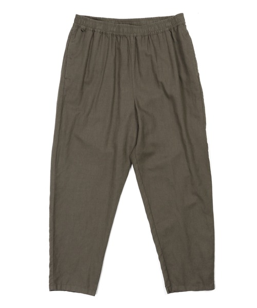 The DUFFER of ST.GEORGE（ザダファーオブセントジョージ）の「ECO FRIENDLY DYEING GATHERED WIDE PANTS：サステナブル エコ テーパード イージーワイドパンツ（その他パンツ・メンズ・ブラック/ブラウン/カーキ・SMALL/MEDIUM/LARGE/X-LARGE）」の11枚目の写真