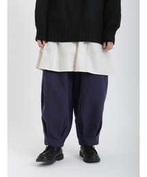 Samansa Mos2 | 裾タックテーパードパンツ(その他パンツ)